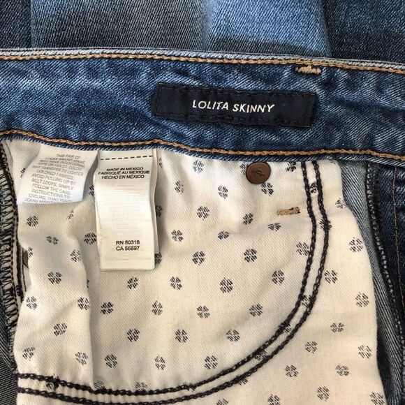 LUCKY Brand Medium Wash Lolita Skinny Jeans Size 10 / 30 - Picture 7 of 8
